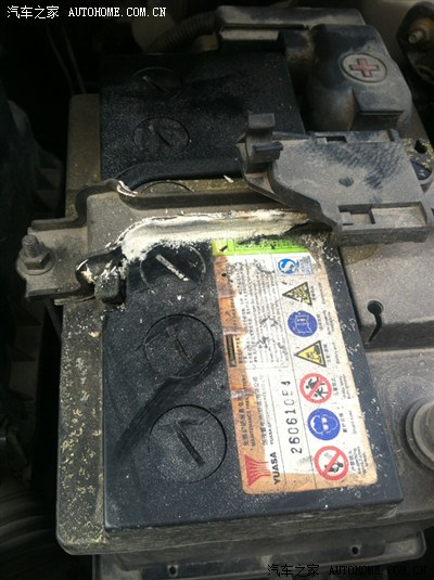 电瓶怎么发白了?_长城C30论坛