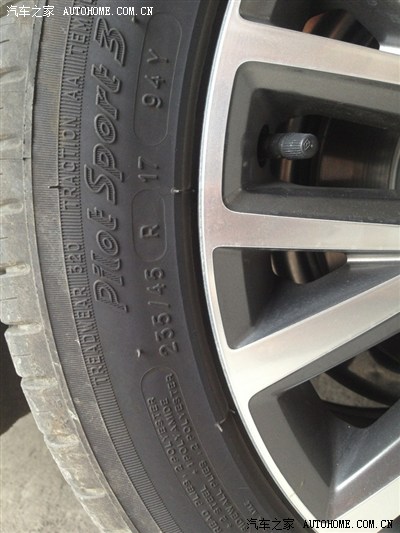 【图】新款CC 原车轮胎固特异 想换米其林 选