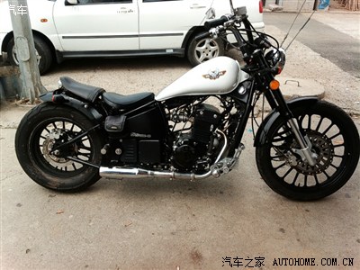 大地鹰王350改哈雷复古出售啦!