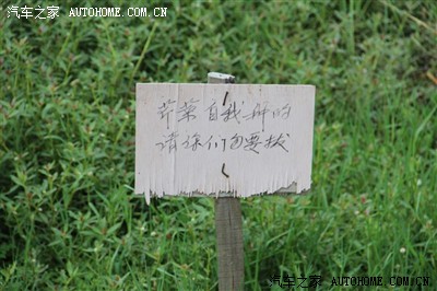 路遇偷菜偷菜警示牌 这个大家不会陌生吧 现实版的