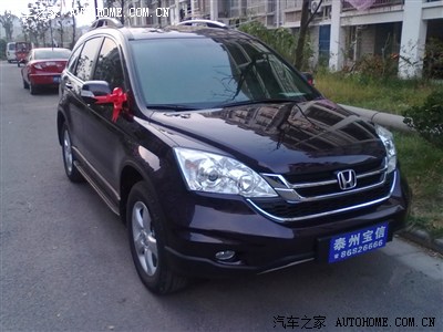 订车半个月之后今天提车了,水晶紫crv._本田cr-v_之