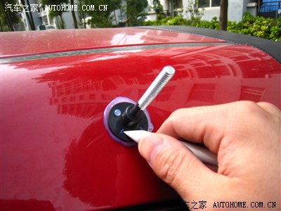 自己动手修复车身凹陷