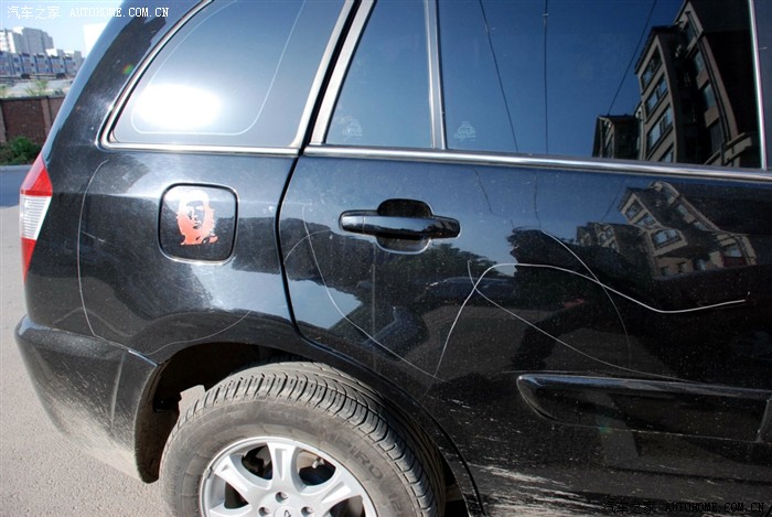 【图】黑色的日子--虎子被划花!国人道德沦丧到