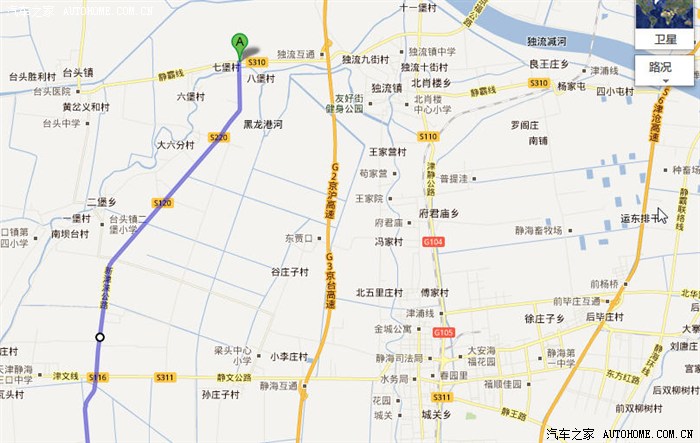 天津到青县,不走高速的第二选择