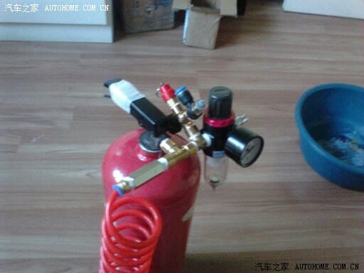 【图】今天用灭火器空瓶做了个集气瓶,加上车
