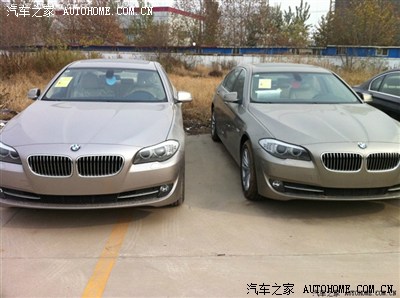 2012款530开士米银外米内,终于看到真车了!_宝马5系论坛_手机汽车之家