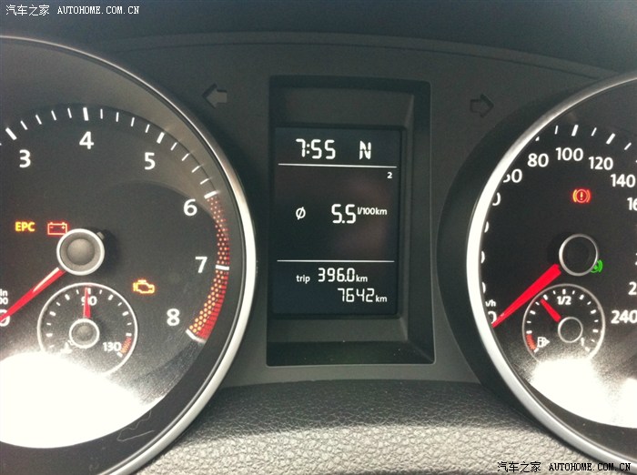 今天早上大雾高速封路,晒下首保后的油耗