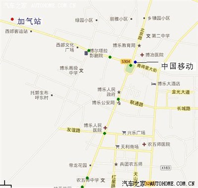 博乐加气站示意图 外地加气的车友参考
