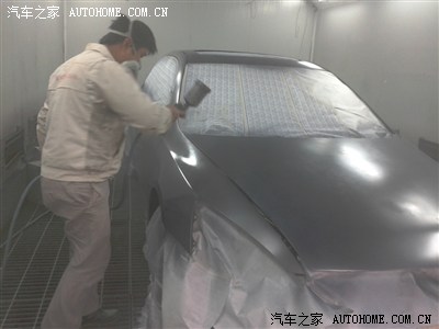 7代雅阁整车喷漆