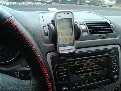 明锐手机导航的两个推荐安装位置