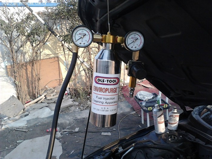 【图】喷油嘴进气歧管三元催化节气门清洗 效