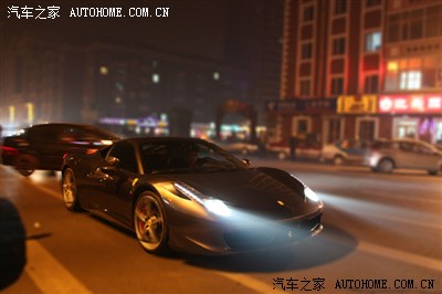 哈尔滨夜拍豪车