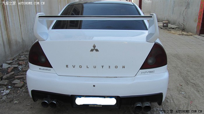 【图】白色菱帅改装十代EVO包围