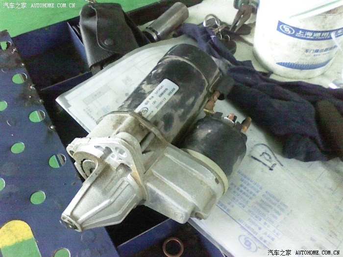 凯越更换启动马达