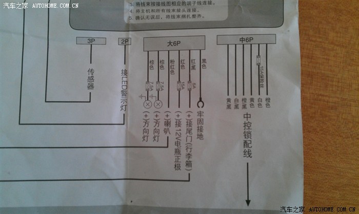 我的车本来带中控锁的,但4s店装铁将军的时候还给加了个2线的中控马达
