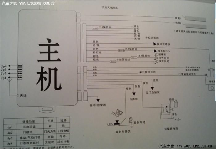 主机接线图  有没接