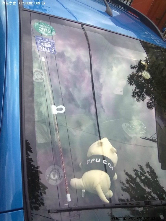 【图】你们的新车除了年检标志、交强险标志外