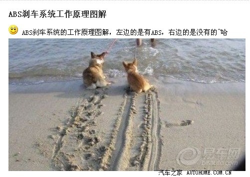 【图】ABS刹车系统工作原理图解