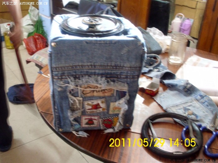 【图】改装音响之~ <em>DIY自制牛仔马甲</em>木箱+400