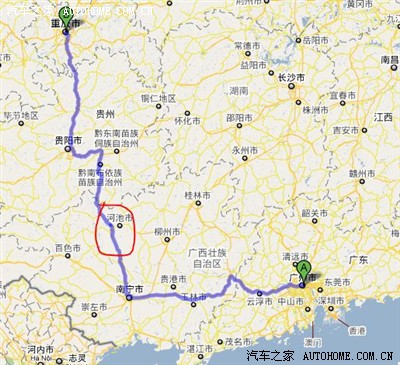 广州自驾到重庆什么线路比较好?路上的花费大
