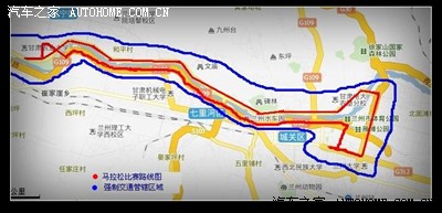 兰州国际马拉松路线及交通管制