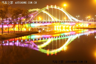 丰南运河唐人街夜景