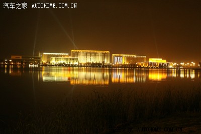 丰南运河唐人街夜景