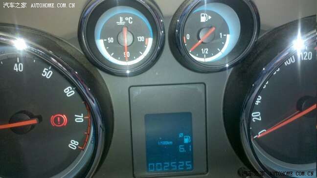 英朗GT1.6MT 油耗最高平均6.2 最低5.9