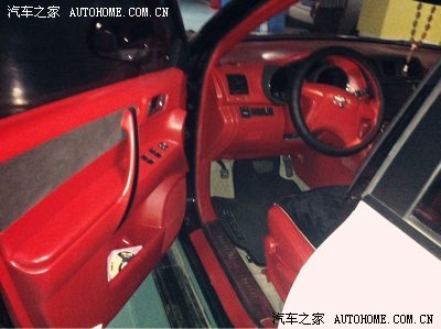 【图】汉兰达改装警察第3部,内饰红色改装,