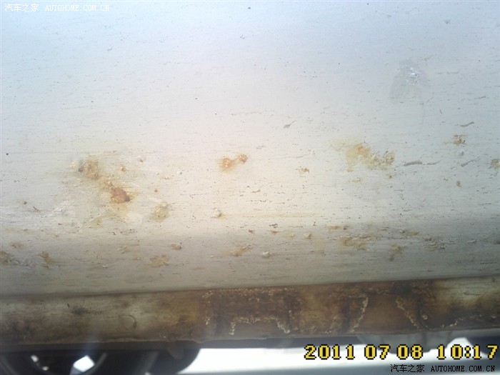 【图】江淮同悦钣金生锈~!2年不到的车啊,伤心
