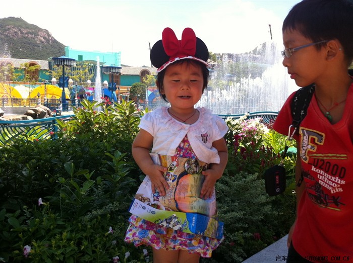 一家三口香港游