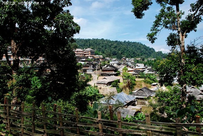边境上的少数民族村寨 澜沧惠民景迈山布朗族寨子