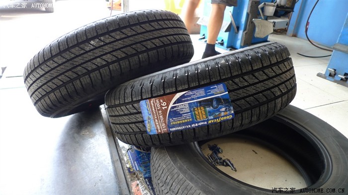 【图】2.4XO 换轮胎 215\/70R16 固特异 城市越