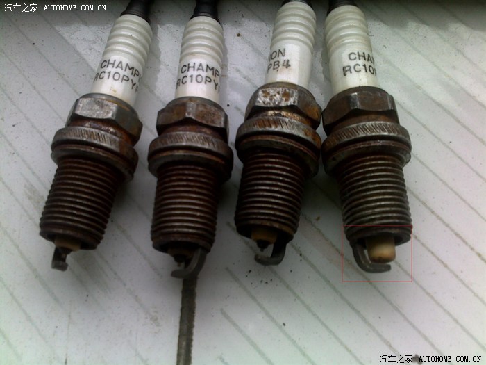 【图】杯具 火花塞坏了一个