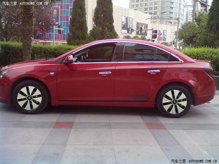 【图】骚红改k216寸战斧轮毂 本坛第一辆