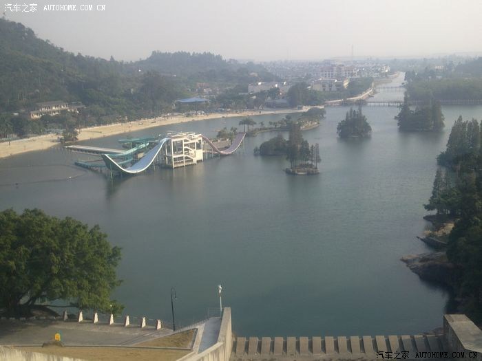 游新会东方红水库,泡古兜温泉