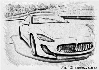 只需要四角钱买一张素描纸!_法拉利