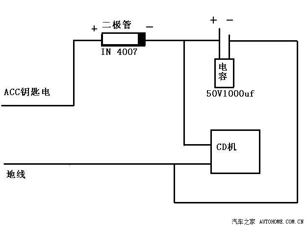 【图】dvd(cd)加电容解决车子启动dvd重启_比亚迪f3论坛_汽车之家论坛