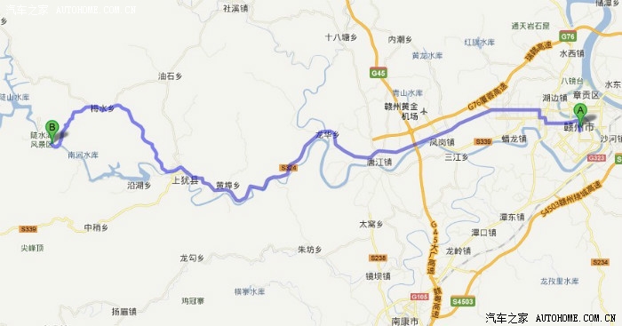 赣州去上犹陡水湖有测速照相吗?