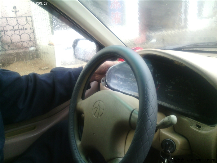 夏利A+改装仪表盘灯,加装电子时间表