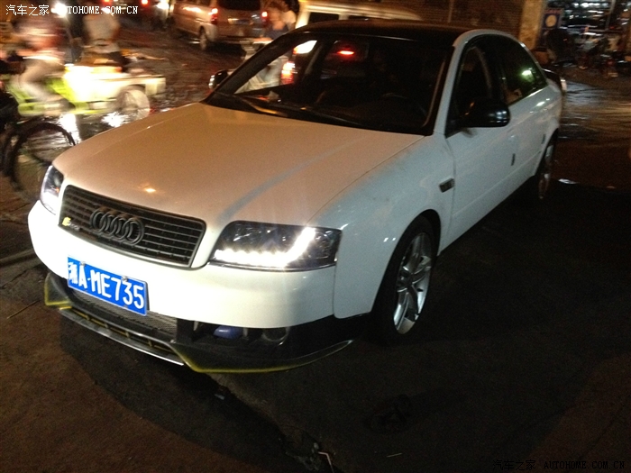 8t改外白内黑外观改装_奥迪a6l论坛_汽车