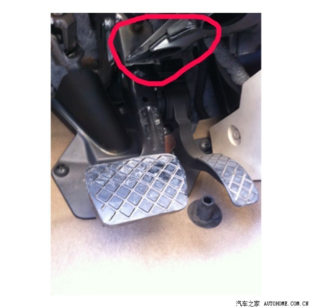 【图】请问我朗逸制动踏板上方这是啥东西?