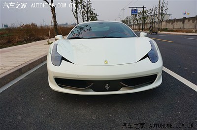 【图】圆梦!白色458 italia正式作业!(更新夜晚照