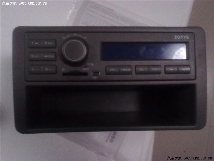 【图】处理众泰5008原车收音机带USB和内存