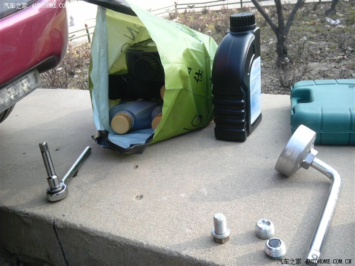 【图】15000km,找地沟自己换机油齿轮油!