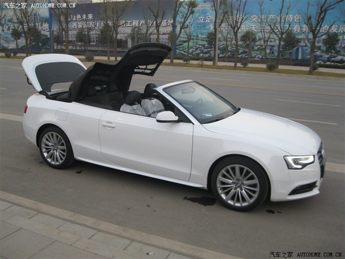 【图】奥迪A5敞篷提车作业(第一时间裸车作业