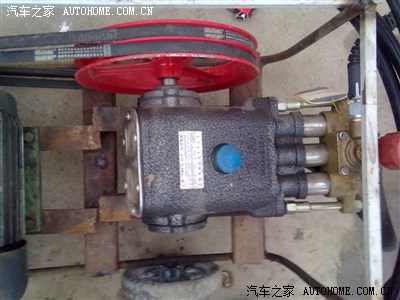 自制高压洗车机 动力强劲