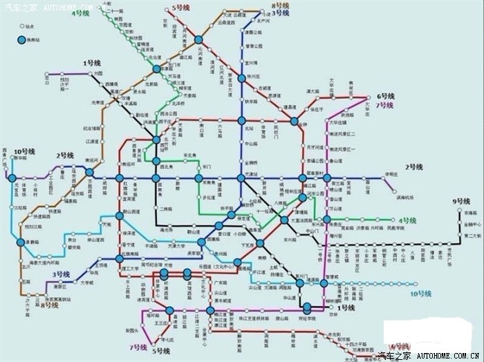 天津市未来地铁详细图