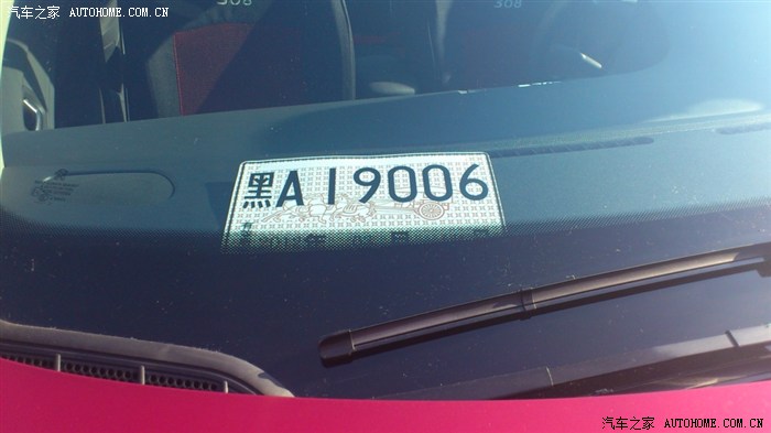 临牌到手.回家了.