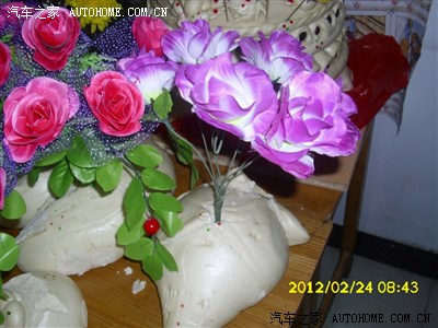 晋南老人去世三周年贡品 传统花 馍 欣赏图片超